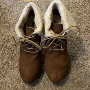 Madden girl and forever 21 brown booties